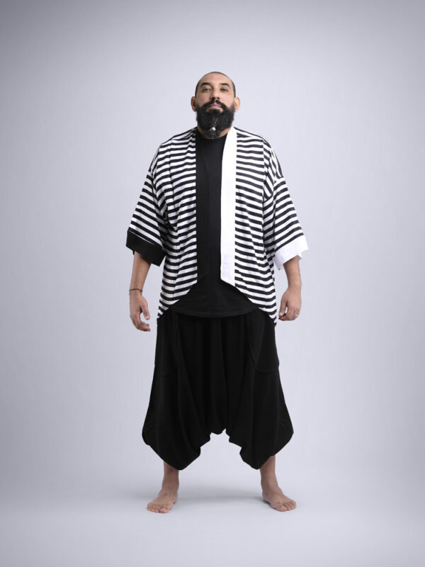 Kimono Black striped